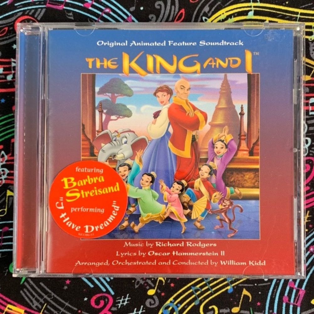 The King and I. Original Animated Feature Soundtrack. 1999. CD.